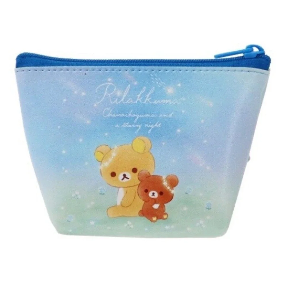 Japan San-X Rilakkuma Pouch (S) - Korilakkuma‎ Chairoikoguma Blue